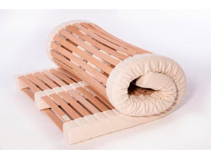geborgenschlafen Rollrost Premium Schlafsystem – metallfrei – individuell verstellbar, Massivholz aus Buche, 100 % metallfreie Konstruktion von OTTO