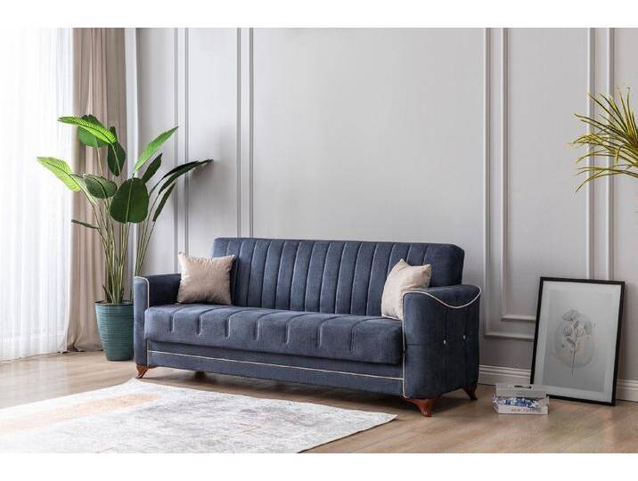 gowoll 3-Sitzer Sofa Bed mit Schlaffunktion und Stauraum Schlafsessel Gästebett, Simple Modern Couch 190 cm Breit mit Relaxfunktion für Wohnzimmer, schwarz von OTTO