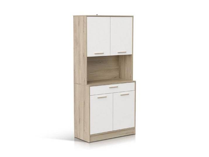 habeig Küchenregal Küchenschrank 344 Eiche-schwarz Küchenregal Küchenmöbel Singleküche, schwarz, Front Weiß habeig Küchenregal Küchenschrank 344 Eiche-schwarz Küchenregal Küchenmöbel Singleküche, schwarz, Front Weiß von OTTO