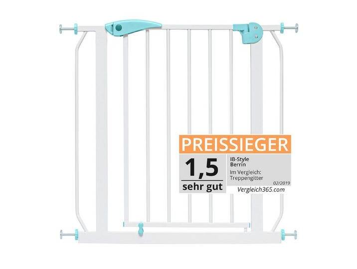 ib style Türschutzgitter Berrin, Ohne Bohren, Sicherheitsgitter für Türen und Treppen, Zum Klemmen, 150 - 160 cm + Y-Adapter ib style Türschutzgitter Berrin, Ohne Bohren, Sicherheitsgitter für Türen und Treppen, Zum Klemmen, 150 - 160 cm + Y-Adapter von OTTO