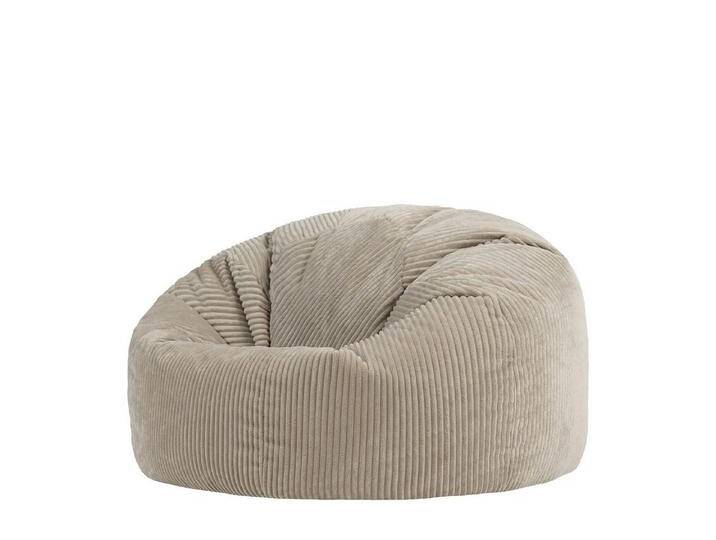 icon Sitzsack Erwachsene XXL aus Cord „Kingston“, Sitzsack XXL, Made in Germany, für Erwachsene & Kinder, für Wohnzimmer, beige, beige von OTTO