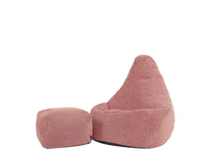 icon Sitzsack Kinder Sessel aus Cord Flauschig „Dalton mit Hocker (Spar-Set, 1 x Kindersitzsack, 1 x Hocker), 69x59x65cm, Made in Germany, für Kinderzimmer, mit Füllung von OTTO
