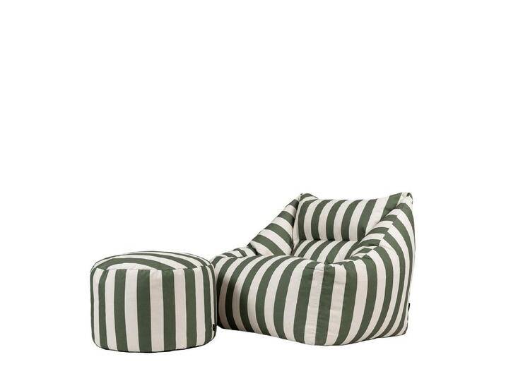icon Sitzsack Riesen Sessel XXL aus Kyoto „Natalia mit Sitzpouf (Spar-Set, 1 x Sitzsack-Sessel, 1 x Fußhocker), Sitzsack XXL, Made in Germany, für Erwachsene & Kinder von OTTO