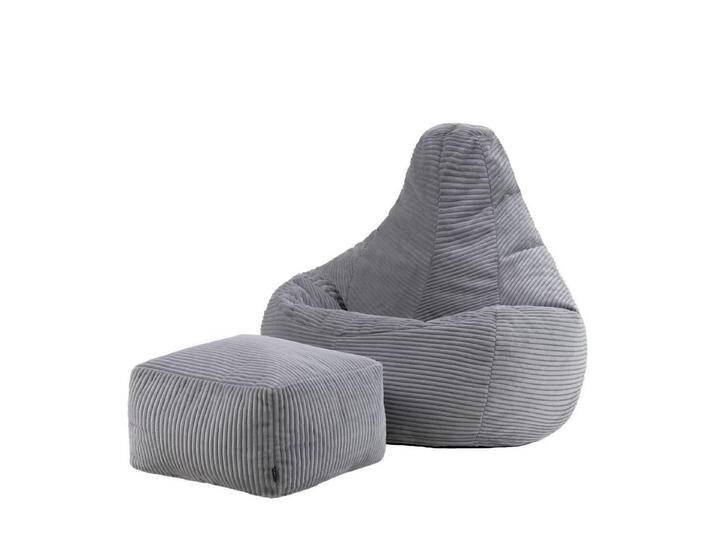 icon Sitzsack Sessel mit Liege aus Cord „Dalton“ mit Hocker (Spar-Set, 1 x Sitzsack, 1 x Fußhocker), Sitzsack XXL Gaming Sitzsack, Made in Germany, für Erwachsene & Kinder von OTTO