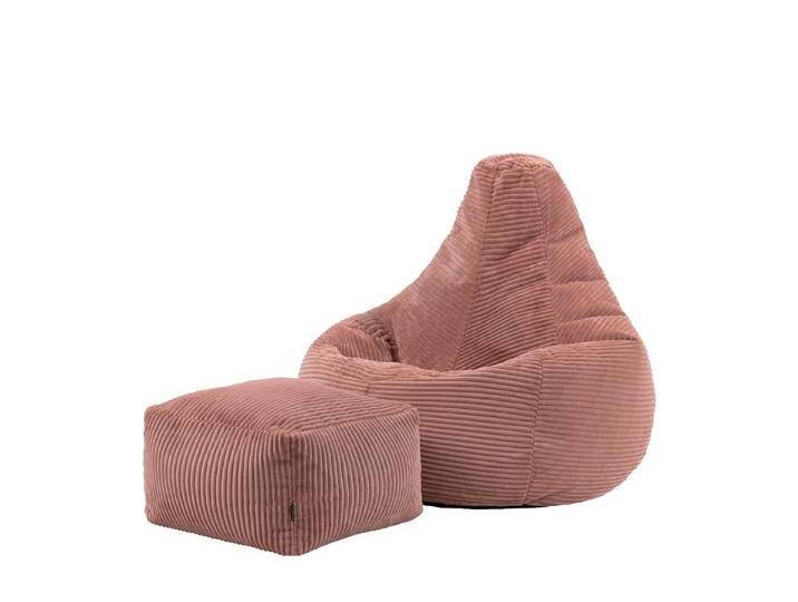 icon Sitzsack Sessel mit Liege aus Cord „Dalton“ mit Hocker (Spar-Set, 1 x Sitzsack, 1 x Fußhocker), Sitzsack XXL Gaming Sitzsack, Made in Germany, für Erwachsene & Kinder von OTTO