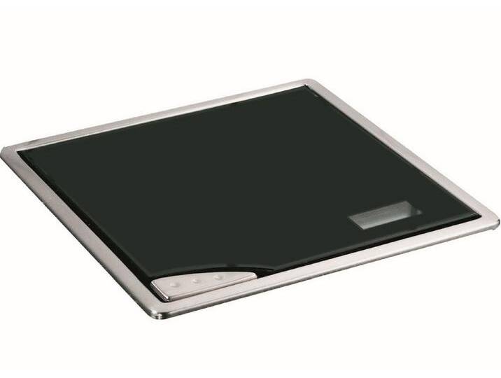 livingpoint24 Montagezubehör Dunstabzugshaube Einbauwaage Arbeitsplatte, Elektronische Küchenwaage Edelstahl/Glas, schwarz von OTTO