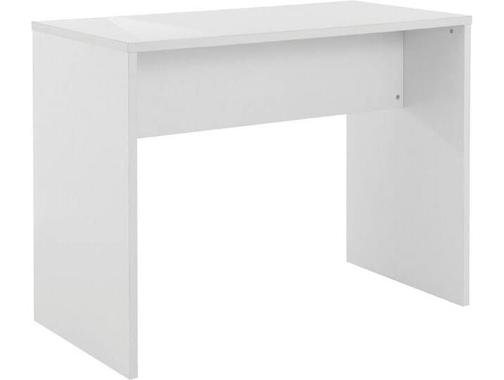 loft24 Bartisch Gavin, Tischplatte in Hochglanz, Kufengestell, Tischhöhe ca. 90 cm, weiß von OTTO