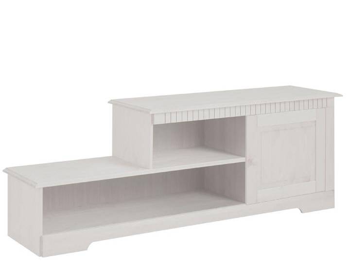 loft24 Lowboard Caroline, TV Schrank aus Kiefer im Landhausstil, Breite 160 cm, weiß loft24 Lowboard Caroline, TV Schrank aus Kiefer im Landhausstil, Breite 160 cm, weiß von OTTO