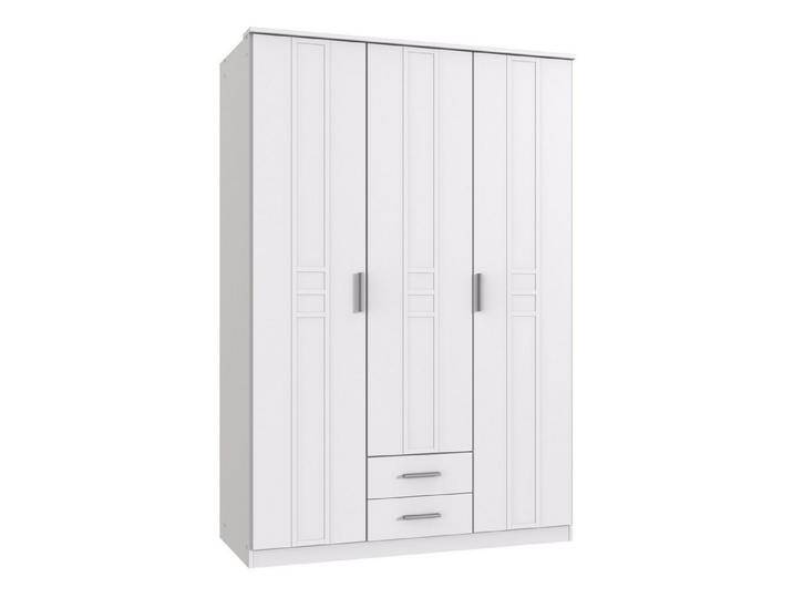 möbel-direkt.de Kleiderschrank Bela Borkum in Landhausstil Weiß (komplett, 1-St., Eckkleiderschrank, Drehtürenschrank) Made in Germany von OTTO