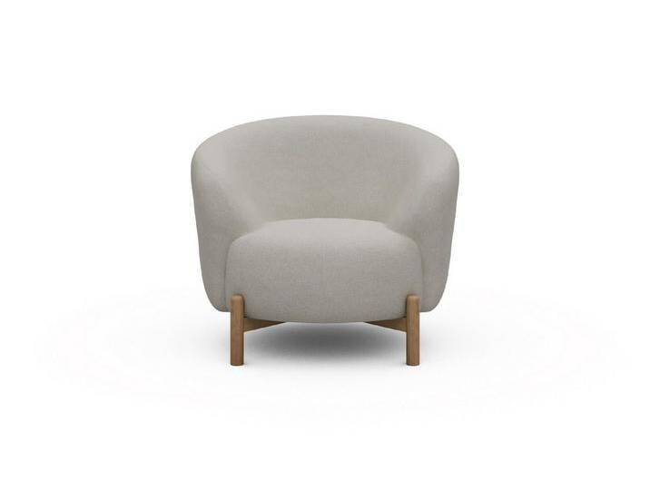 moebelfaktor Sessel Ronda Holzbeine Eiche Natur, Organische Form, kompakte Größe, Eichenfüße lackiert, beige, 487-Clean-Beige moebelfaktor Sessel Ronda Holzbeine Eiche Natur, Organische Form, kompakte Größe, Eichenfüße lackiert, beige, 487-Clean-Beige von OTTO