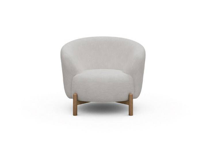 moebelfaktor Sessel Ronda Holzbeine Eiche Natur, Organische Form, kompakte Größe, Eichenfüße lackiert, beige, 574-Dusty-Off-White moebelfaktor Sessel Ronda Holzbeine Eiche Natur, Organische Form, kompakte Größe, Eichenfüße lackiert, beige, 574-Dusty-Off-White von OTTO