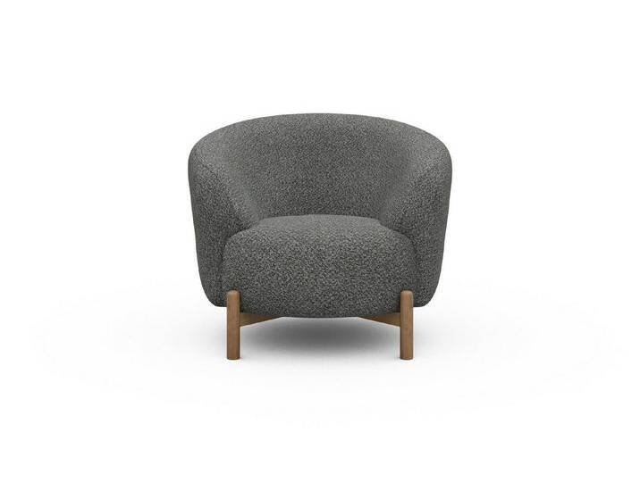 moebelfaktor Sessel Ronda Holzbeine Eiche Natur, Organische Form, kompakte Größe, Eichenfüße lackiert, grau, 868-Warm-Grey moebelfaktor Sessel Ronda Holzbeine Eiche Natur, Organische Form, kompakte Größe, Eichenfüße lackiert, grau, 868-Warm-Grey von OTTO