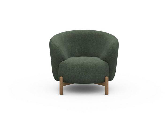 moebelfaktor Sessel Ronda Holzbeine Eiche Natur, Organische Form, kompakte Größe, Eichenfüße lackiert, grün, 498-Forest-Green moebelfaktor Sessel Ronda Holzbeine Eiche Natur, Organische Form, kompakte Größe, Eichenfüße lackiert, grün, 498-Forest-Green von OTTO