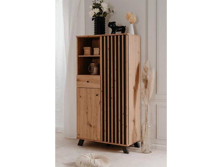 möbelvita Highboard Highboard Jakarta 53A in Artisan Eiche / anthrazit von OTTO