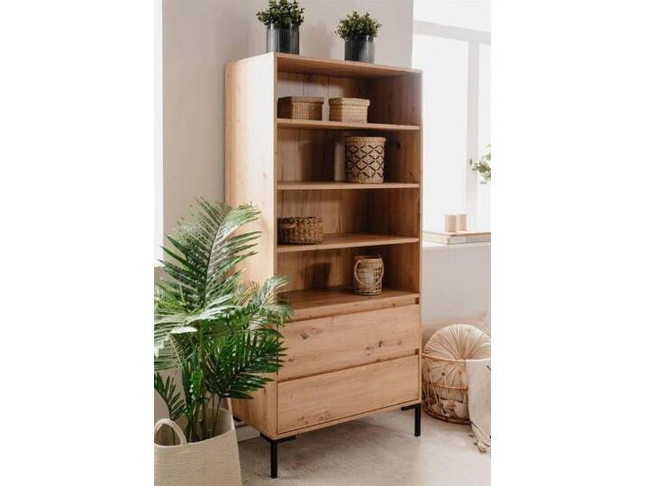 möbelvita Standregal Regal Genf 20B - Griffloses Design in Artisan Eiche von OTTO