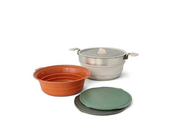 sea to summit Campinglöffel Detour Essentials Camp Kitchen Kit Topf-Set (4-teilig) - Multi Color von OTTO