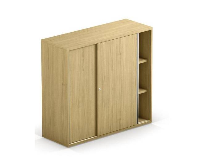 sedus Aktenschrank Schiebetürenschrank Sedus grand slam 3OH Mittelwand eiche hell von OTTO