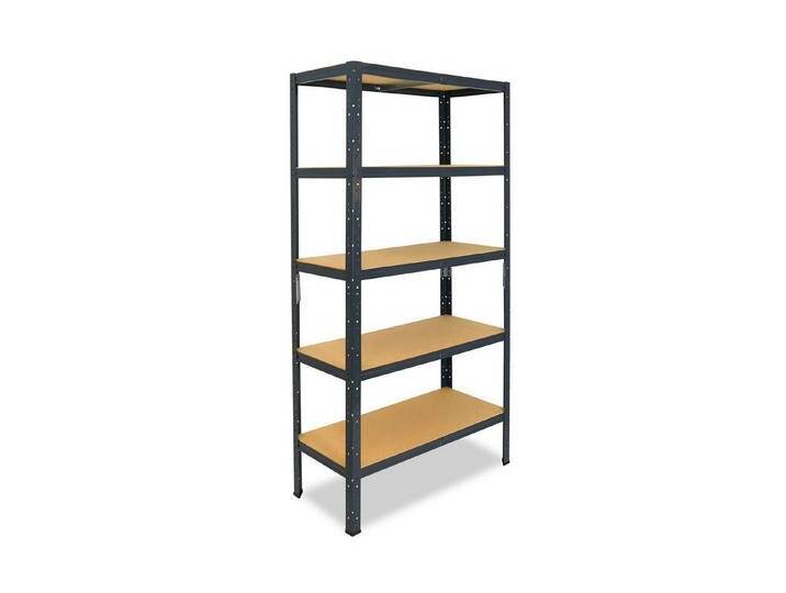 shelfplaza Schwerlastregal HOME, 200x70x60cm anthrazit, 5 Böden, Kellerregal, Garagenregal, Steckregal, schwarz von OTTO