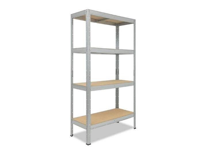 shelfplaza Schwerlastregal PROFI, 180x90x60cm verzinkt, 4 Böden, Werkstattregal oder Lagerregal, silberfarben von OTTO