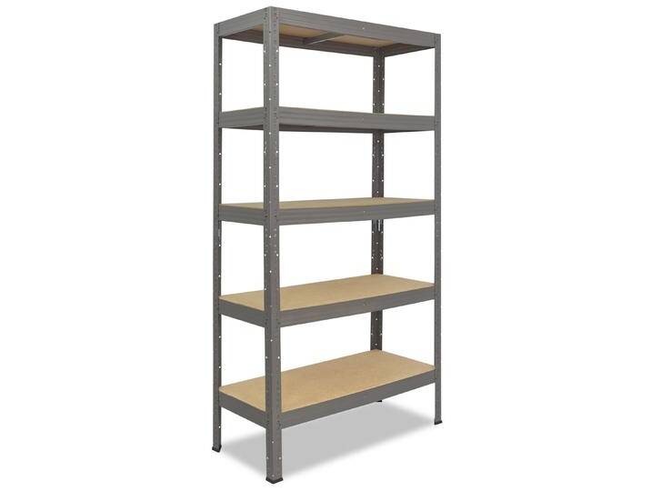 shelfplaza Schwerlastregal PROFI, 200x70x30cm grau, 5 Böden, Werkstattregal oder Lagerregal, grau von OTTO