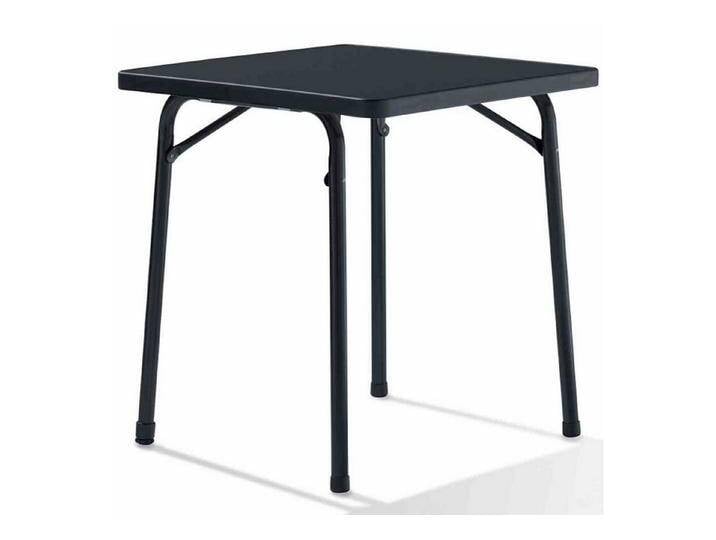 sieger Gartentisch Klapptisch, 70x70 cm, eisengrau, U-Bügel Gestell Stahlrohrgestell, grau von OTTO