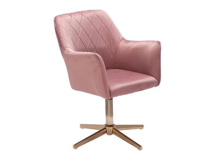 tinkaro Esszimmerstuhl KLARA rosa Drehbar ohne Rollen Schalenstuhl Samt Esszimmerstuhl (1 St), rosa von OTTO