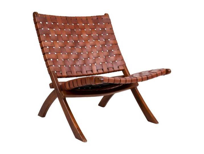 tinkaro Esszimmerstuhl Klappstuhl Perugia Teakholz, Leder Braun, braun tinkaro Esszimmerstuhl Klappstuhl Perugia Teakholz, Leder Braun, braun von OTTO