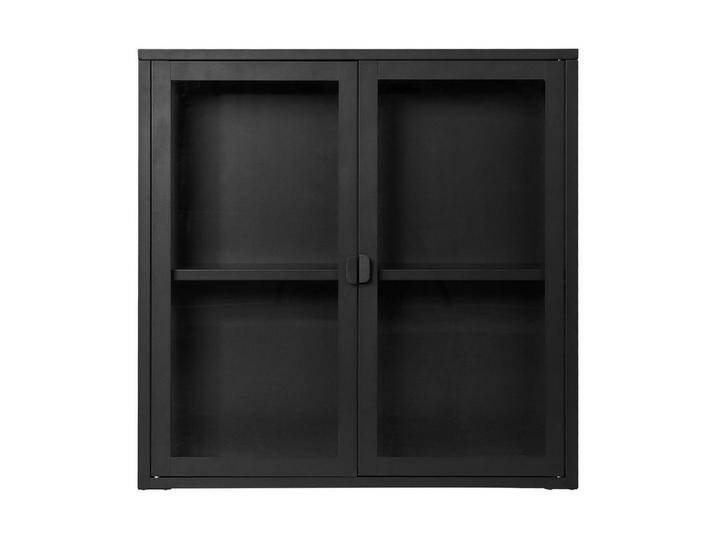 tinkaro Hängeschrank Hängevitrine Brisbane Stahl, Glas Schwarz (Einzelartikel, 1-St), schwarz von OTTO