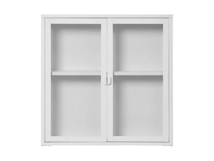 tinkaro Hängeschrank Hängevitrine Brisbane Stahl, Glas Weiß (Einzelartikel, 1-St), weiß von OTTO