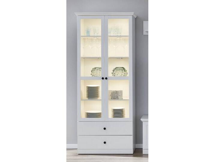 trendteam Vitrine Vitrine Baxter, Landhausstil, weiß, ohne Beleuchtung, weiß trendteam Vitrine Vitrine Baxter, Landhausstil, weiß, ohne Beleuchtung, weiß von OTTO