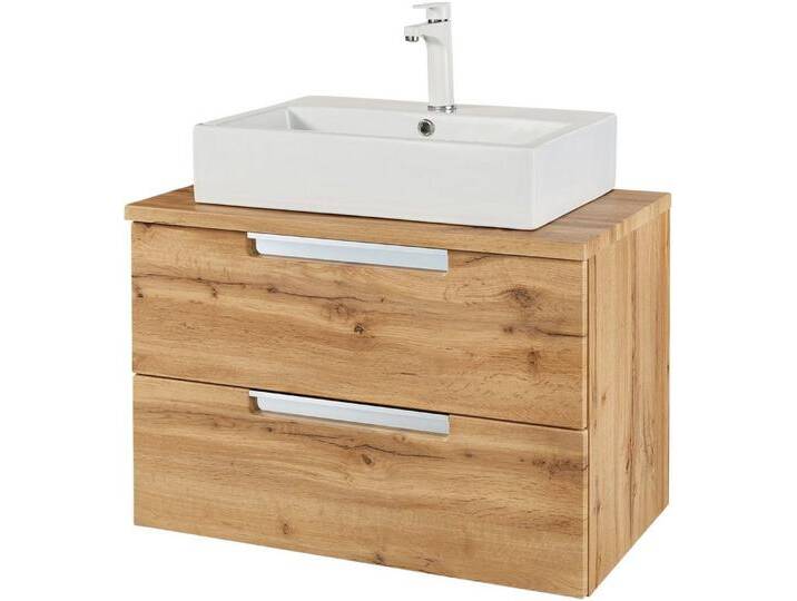 welltime Waschtisch Malibu, 80 cm Breite, beige, eiche von OTTO