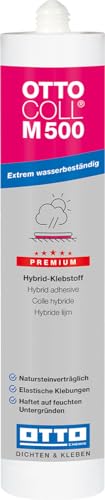 OTTOCOLL M 500 Premium-Hybrid-Klebstoff 310 ml Kartusche C01 weiss von OTTOCOLL