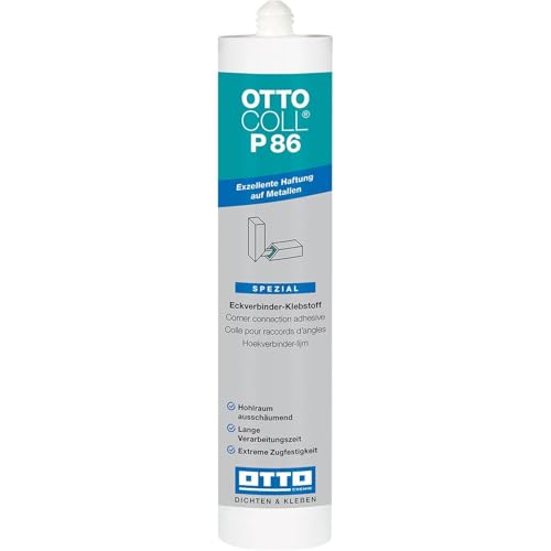 OTTOCOLL P 86 Eckverbinder-Klebstoff 310 ml Kartusche C95 transluzent von OTTOCOLL