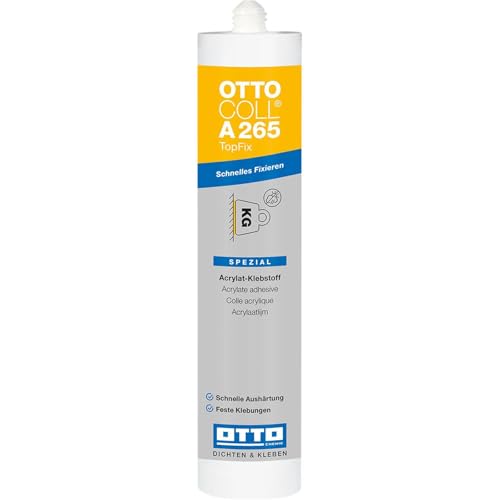 OTTOCOLL TOPFIX Spezial-Acrylat-Klebstoff 310 ml Kartusche C194 perlweiss von OTTOCOLL