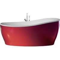 OTTOFOND Freistehende Badewanne »Aviva«, BxHxL: 85 x 76 x 180 cm, oval - rot von OTTOFOND