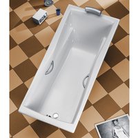 OTTOFOND Rechteck-Badewanne »Atlanta«, BxHxL: 90 x 48,5 x 190 cm, Körperform - weiss von OTTOFOND