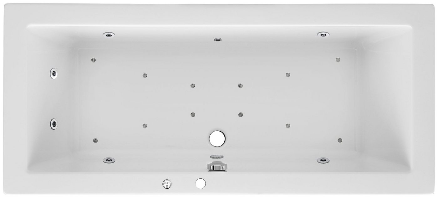 OTTOFOND Whirlpool-Badewanne Cubic, (Komplett-Set, 1-tlg), Typ Premium, chrom von OTTOFOND