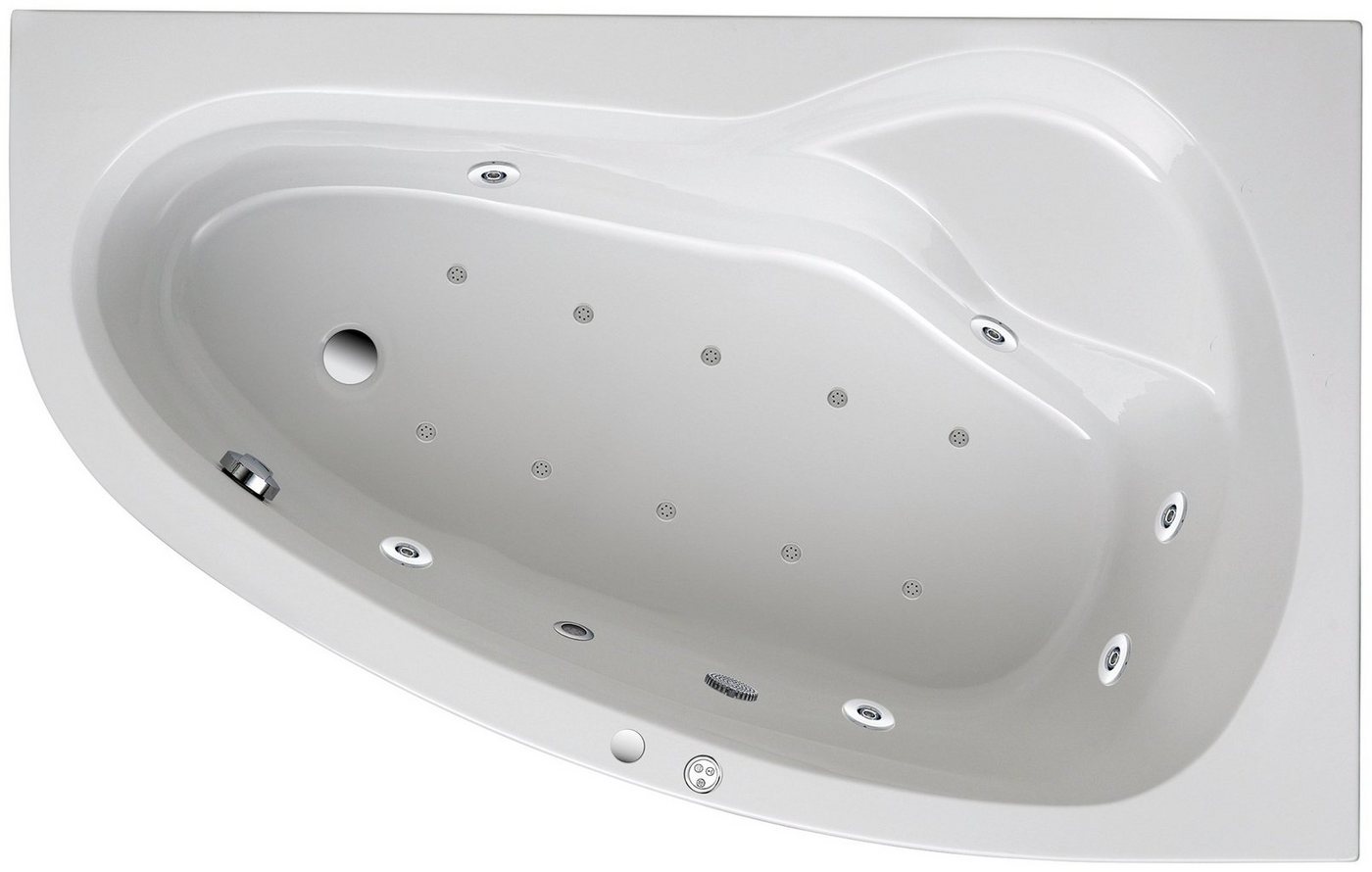 OTTOFOND Whirlpool-Badewanne Loredana, (Komplett-Set), Typ Premium, chrom von OTTOFOND