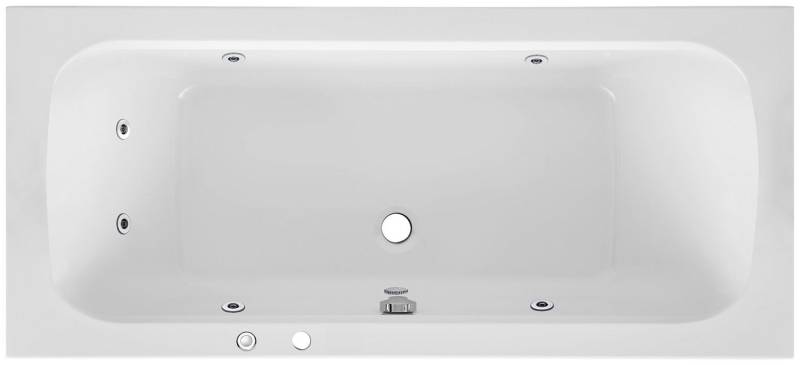 OTTOFOND Whirlpool-Badewanne Malta 180, (Komplett-Set), Typ 1, 180x80 cm von OTTOFOND