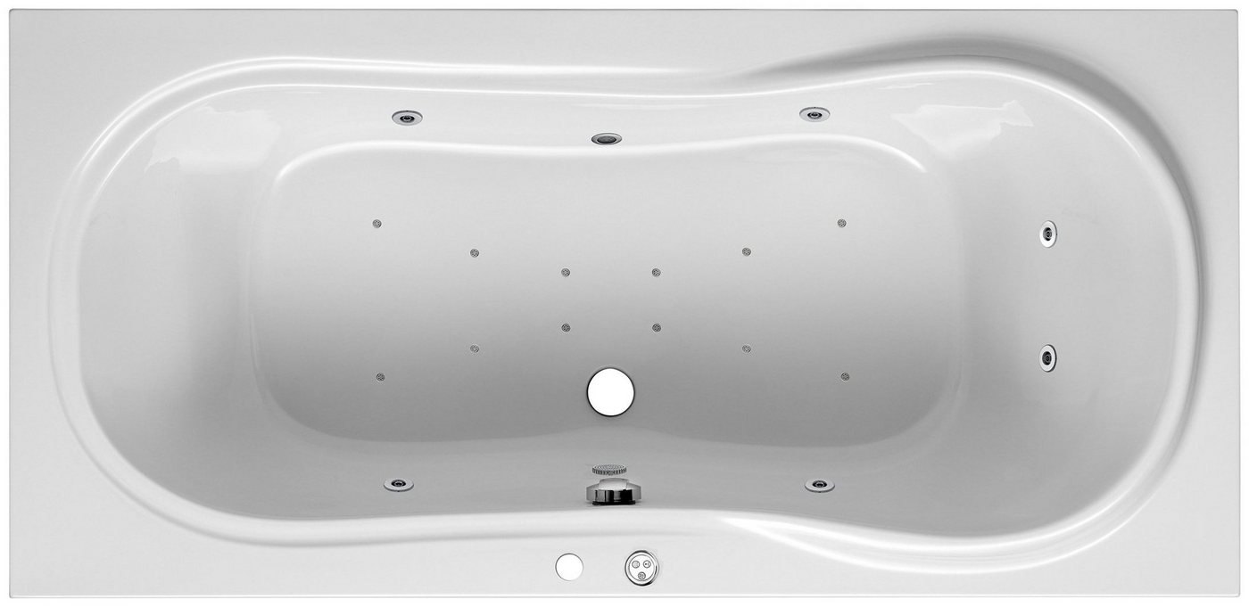 OTTOFOND Whirlpool-Badewanne Palma, (Komplett-Set, 1-tlg), Typ Premium, chrom von OTTOFOND