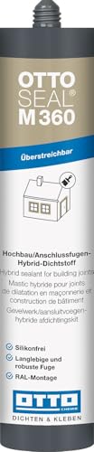 OTTOSEAL M 360 Hybrid-Dichtstoff für Hochbau/Anschlussfugen C3178 backsteinrot 310ml – Überstreichbar & silikonfrei – perfekt für die RAL-Montage Innen & Außen von OTTOSEAL