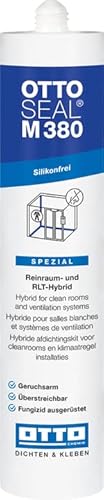 OTTOSEAL M 380 Reinraum- und RLT-Hybrid-Dichtstoff 310 ml Kartusche C998 grau metallic von OTTOSEAL