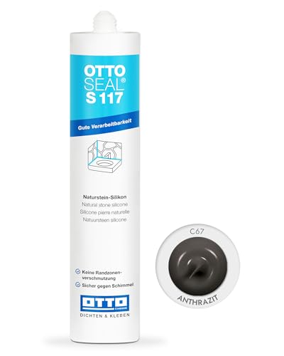 OTTOSEAL S 117 Naturstein-Silikon 310 ml Kartusche C67 anthrazit von OTTOSEAL