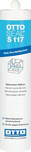 OTTOSEAL S 117 Naturstein-Silikon 310 ml Kartusche C80 perlgrau von OTTOSEAL