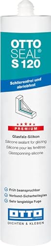 OTTOSEAL S 120 Premium-Glasfalz-Silikon 310 ml Kartusche C7114 matt-kastanie von Otto Chemie