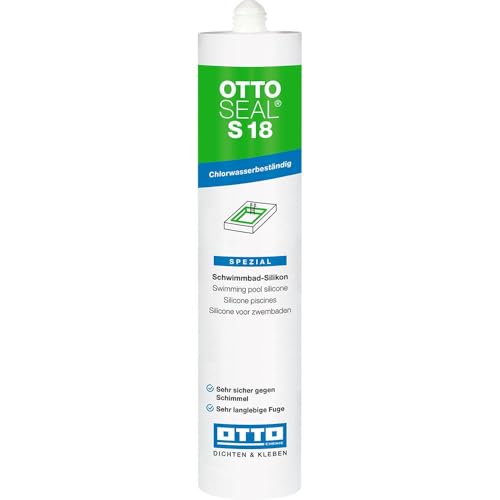 OTTOSEAL S 18 Schwimmbad-Silikon 310 ml Kartusche C00 transparent von OTTOSEAL