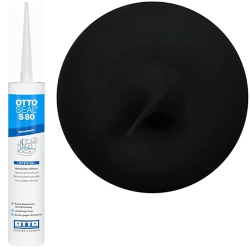 OTTOSEAL S 80 geruchsarmes Naturstein-Silikon C1300 matt anthrazit 310ml – Geruchsarm – Keine Randzonenverschmutzung – Sicher gegen Schimmel & ideal für Bad, Küche & Wohnbereich OTTOSEAL S 80 geruchsarmes Naturstein-Silikon C1300 matt anthrazit 310ml – Geruchsarm – Keine Randzonenverschmutzung – Sicher gegen Schimmel & ideal für Bad, Küche & Wohnbereich von OTTOSEAL