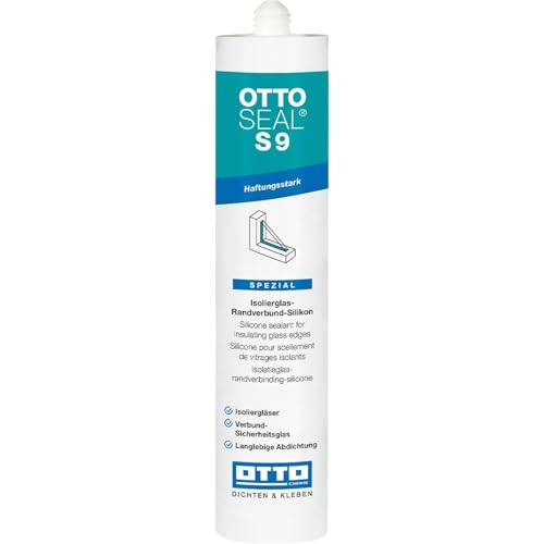OTTOSEAL S 9 1K-Isolierglas-Randverbund-Silikon 310 ml Kartusche C04 schwarz von OTTOSEAL