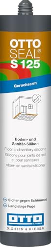 OTTOSEAL S 125 Boden- und Sanitär-Silikon 310 ml Kartusche C43 manhattan von OTTOSEAL