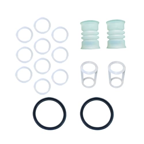 Silikon-Dichtungsring, Teil for Eismaschine mit gemischter Verpackung, H-förmiger O-Ring, Ersatz for GS-Softeisspender, 16 Stück. von OTURLICC